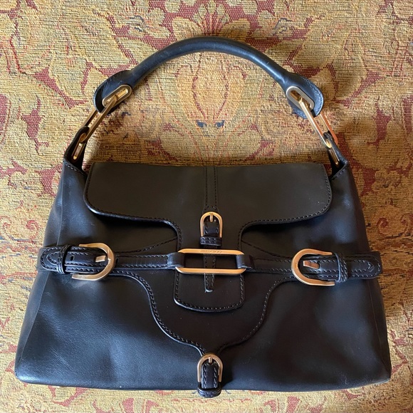 Vintage Jimmy Choo Leather Handbag - Picture 1 of 16